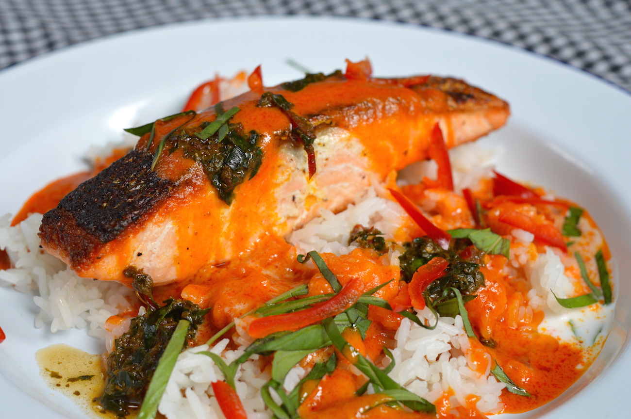 Red Curry Salmon VIDEO